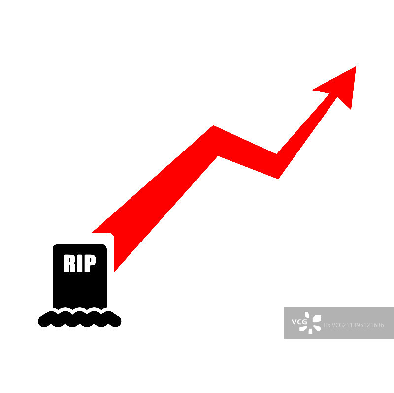 死亡率增长图表死亡人数增加图片素材