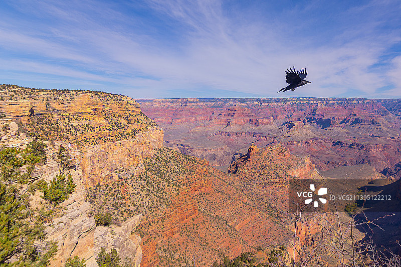 美国亚利桑那州大峡谷国家公园岩层景观图片素材