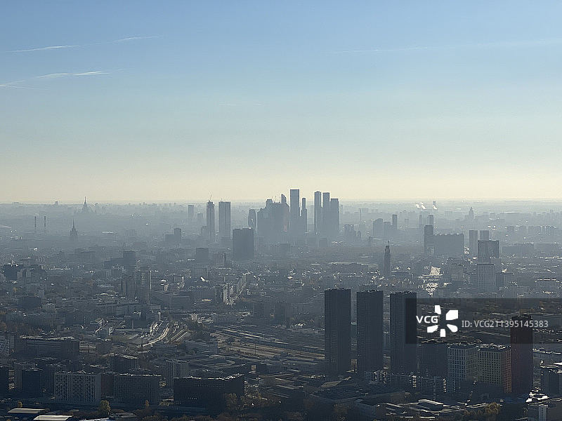 俄罗斯城市建筑鸟瞰图图片素材