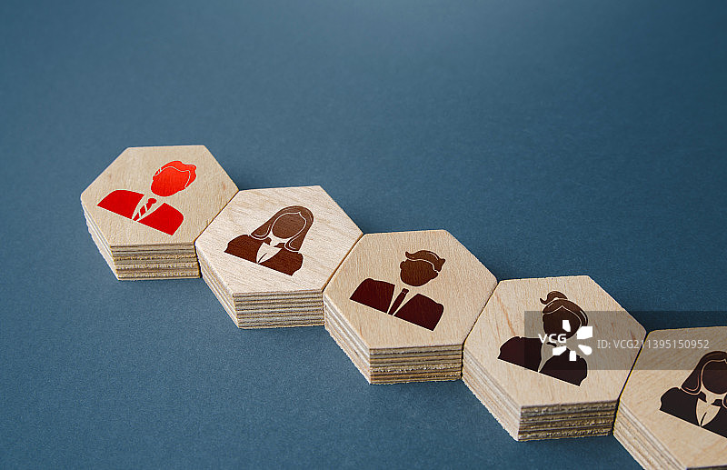 团队之首的领导者图片素材