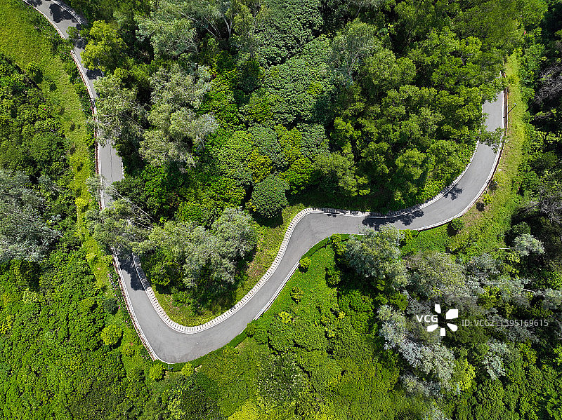 广东省深圳市龙岗区龙城街道龙城公园航拍图片素材