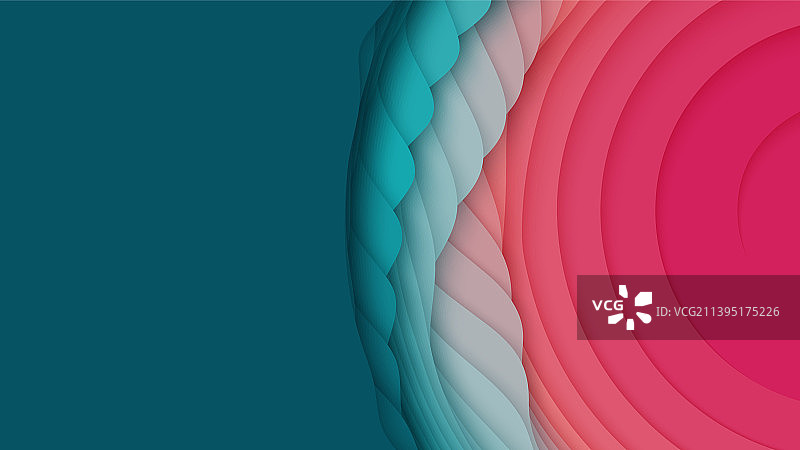 彩色纸张分层3D抽象渐变图片素材