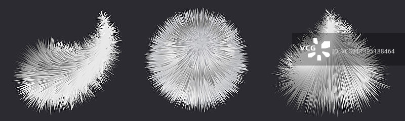 冬季毛绒绒球图片素材