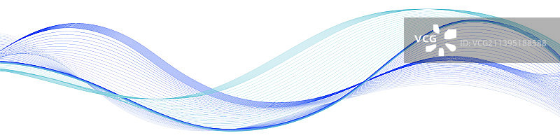 蓝色蓝绿色海浪漩涡水流图片素材