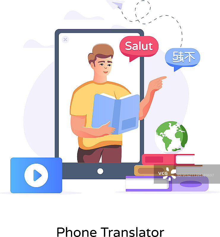 电话翻译器图片素材