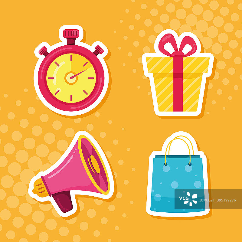 促销商业标签图片素材