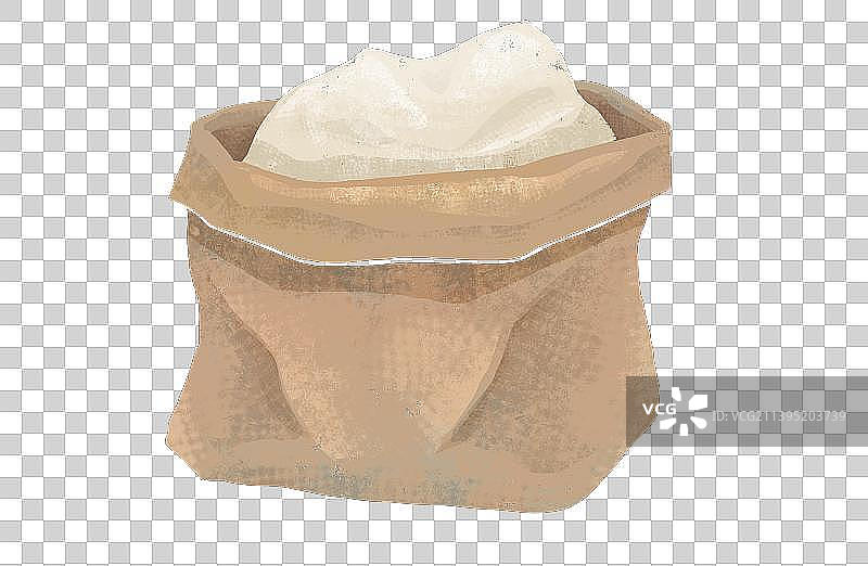 装面粉的袋子图片素材