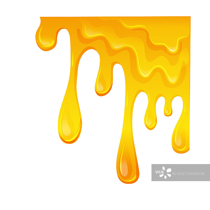 黄色粘稠流淌柠檬蜂蜜图片素材