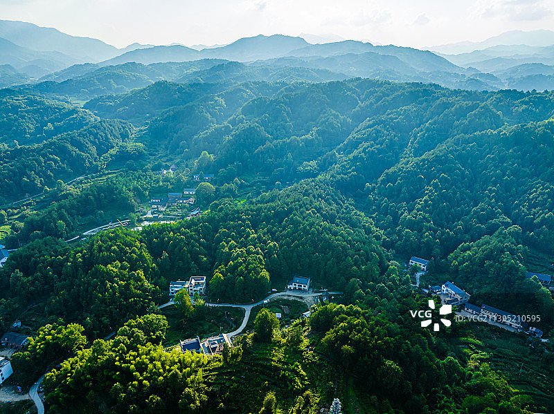 安徽六安金寨县天堂寨镇风光图片素材