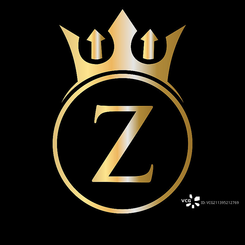 Z字母皇冠标志图片素材