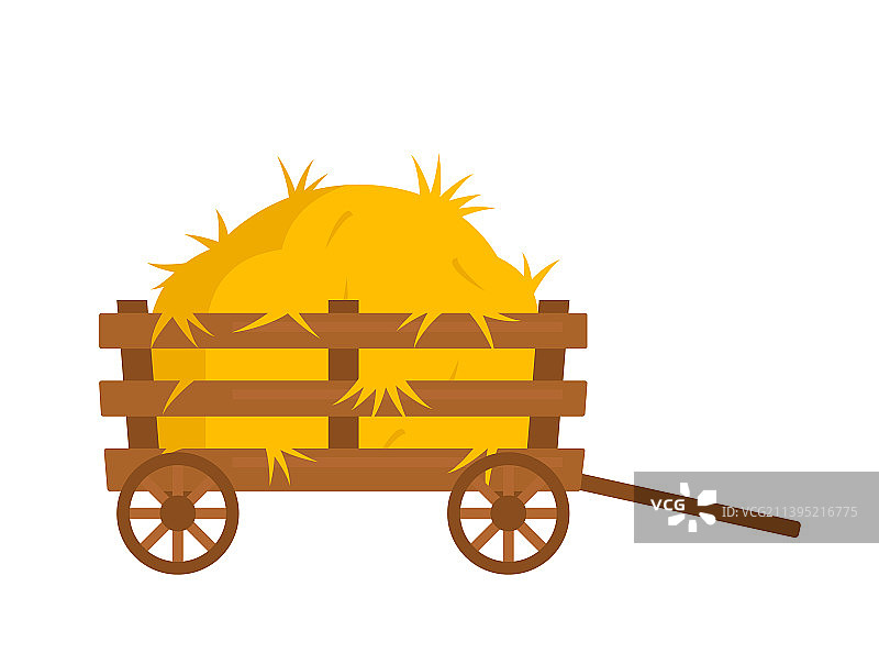 干草捆图标图片素材