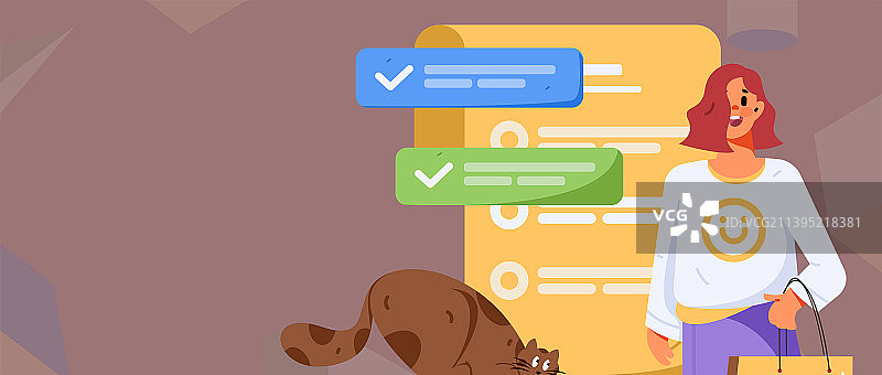 邀请好友进行测评调查扁平矢量概念运营插画图片素材