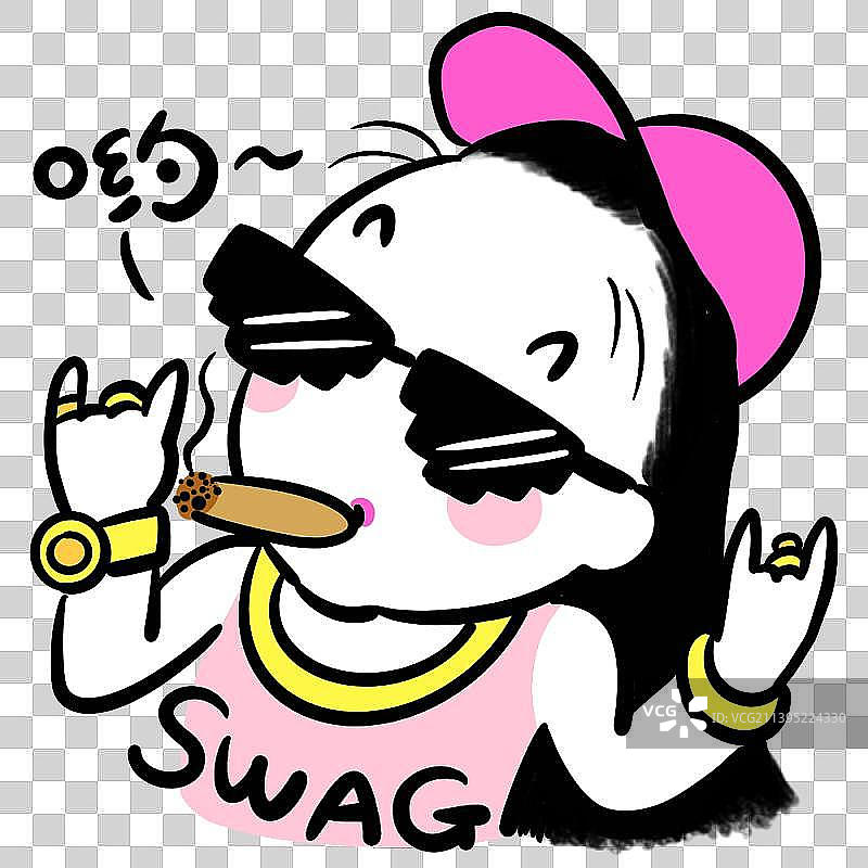 脱发美少女表情包图片素材