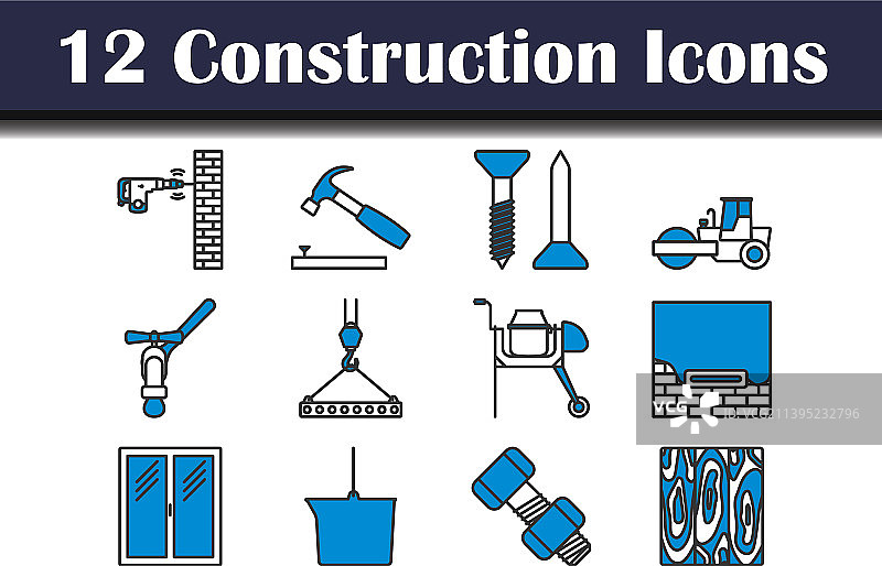 施工图标合集图片素材