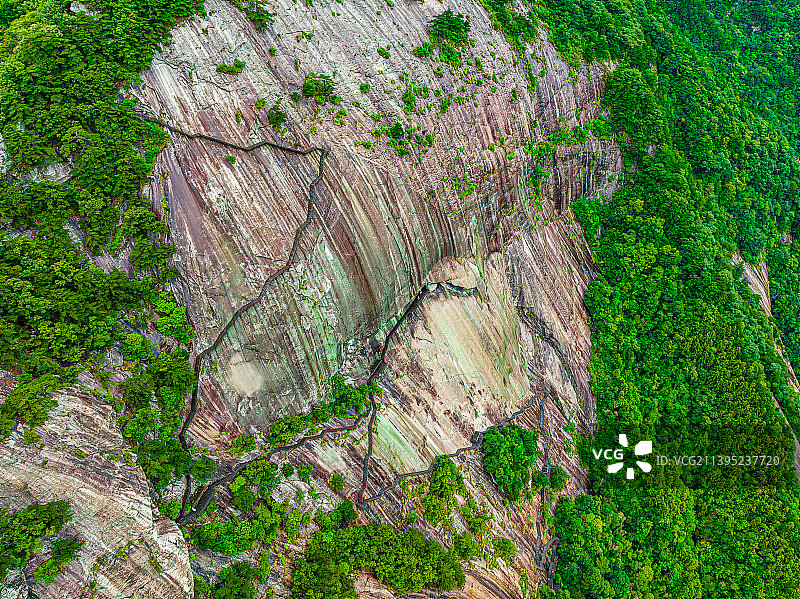 安徽六安天堂寨景区风光，白马大峡谷图片素材