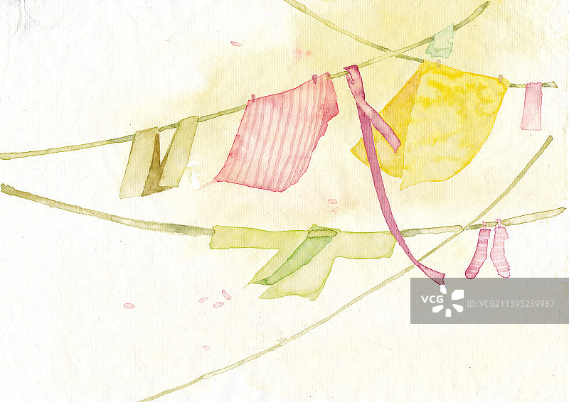 秉烛夜游插画图片素材