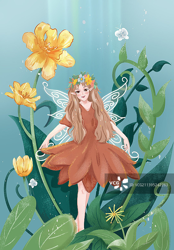 森系小精灵图片素材