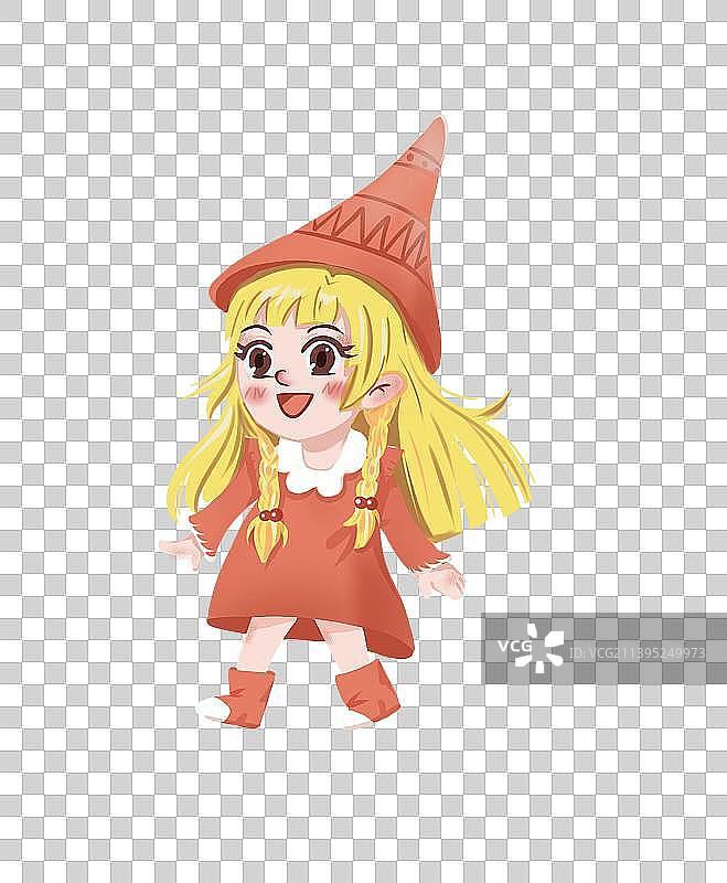 儿插女孩图片素材