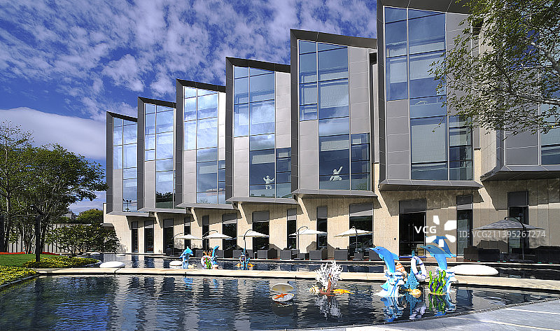 现代建筑风格之美图片素材