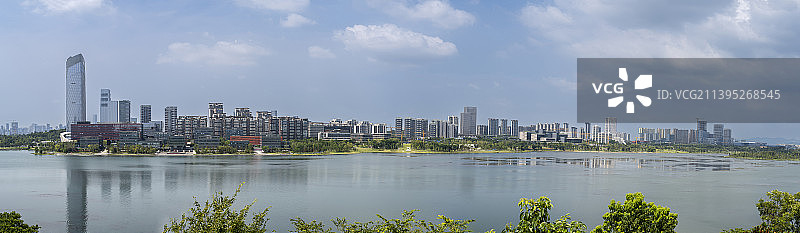 成都天府新区兴隆湖公园图片素材