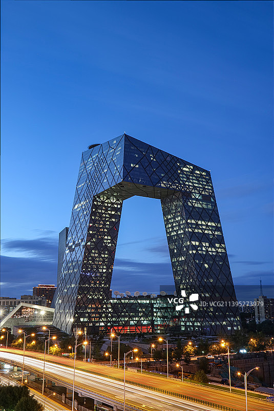 中央电视台大楼图片素材