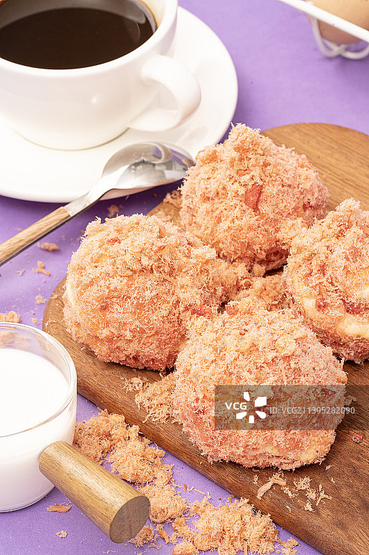 肉松小贝甜品图片素材