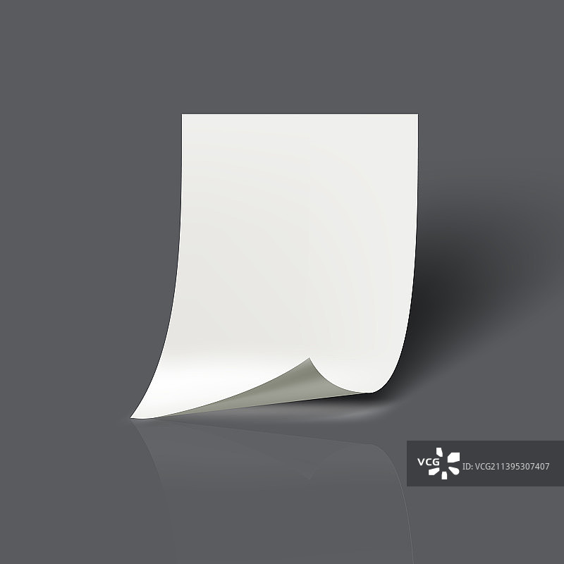 逼真风格A4纸张图片素材