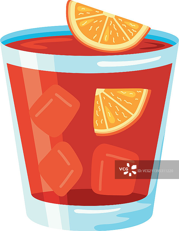 尼格龙尼鸡尾酒杯图片素材