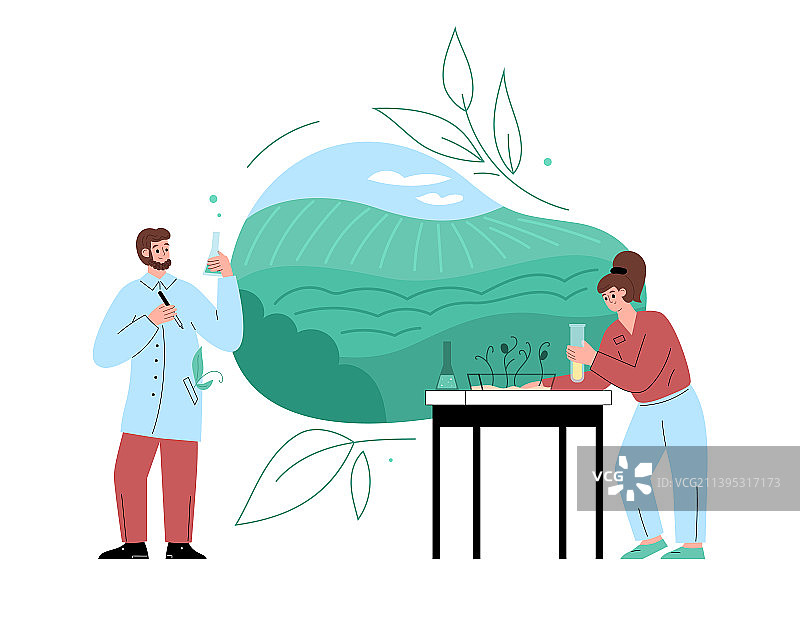 农学农业和植物专家图片素材