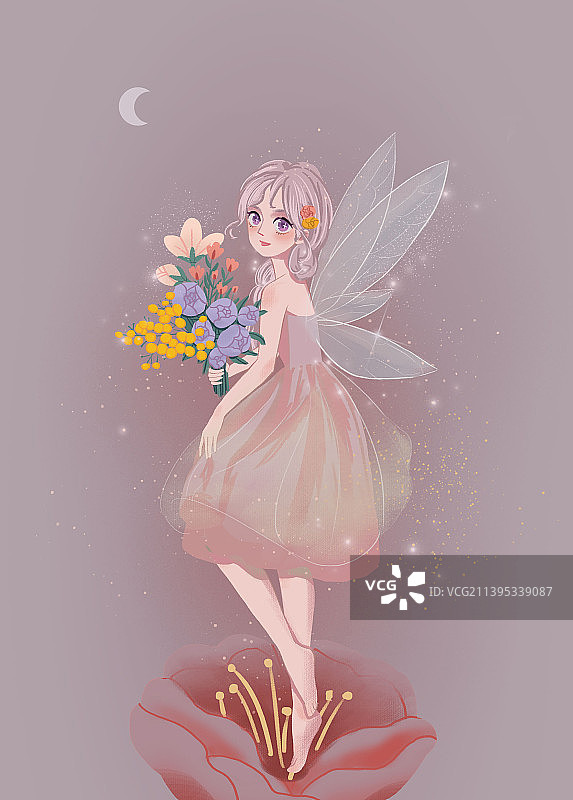 花之精灵图片素材