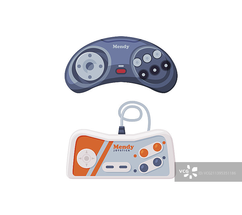 用作游戏控制器的游戏手柄和输入设备图片素材