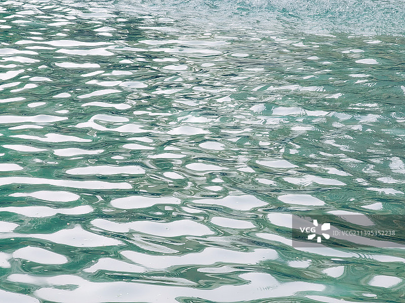 水波荡漾的全帧拍摄图片素材