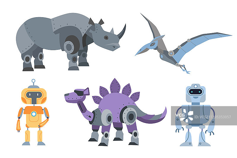 儿童机械玩具套装图片素材