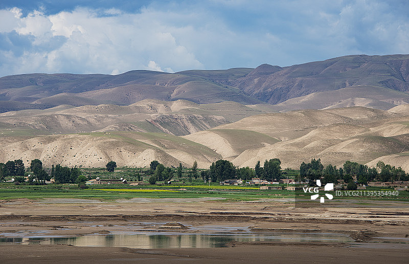 武威黄羊水库图片素材