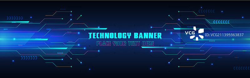 网页横幅模板科技概念图片素材