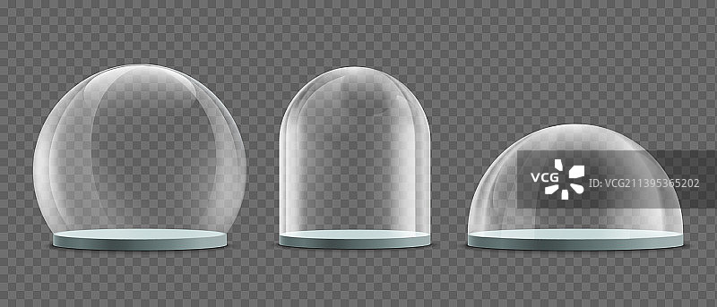 透明玻璃罩模型图片素材