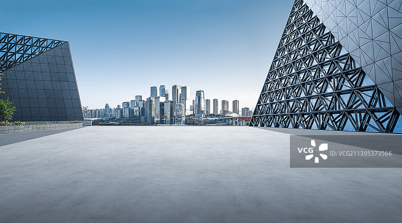 城市风光广场图片素材