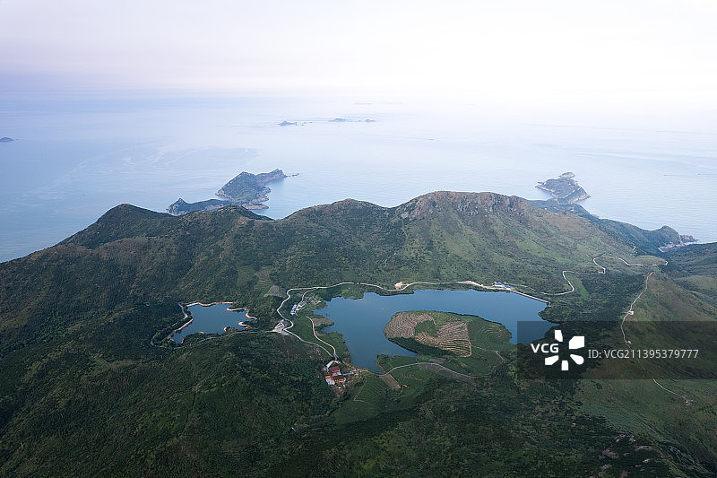 嵛山岛天湖美景图片素材