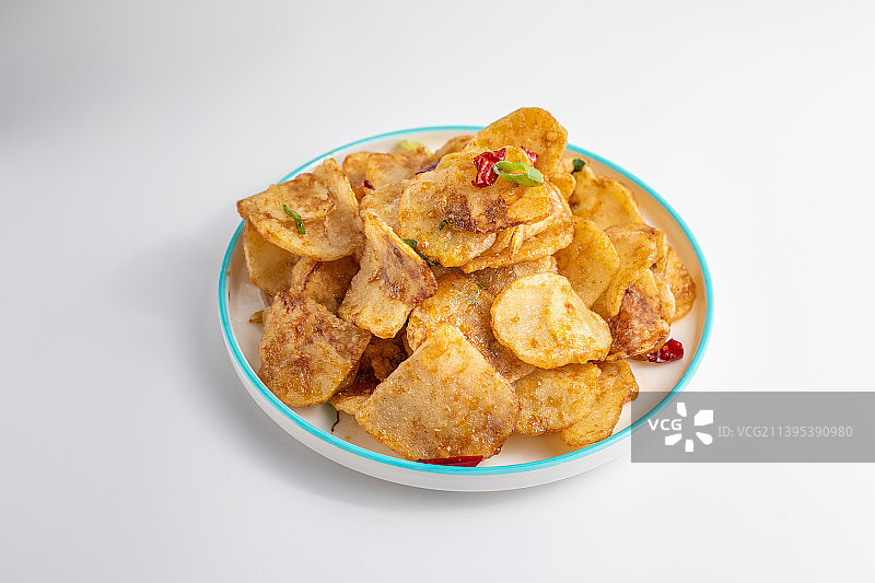 干锅土豆片图片素材