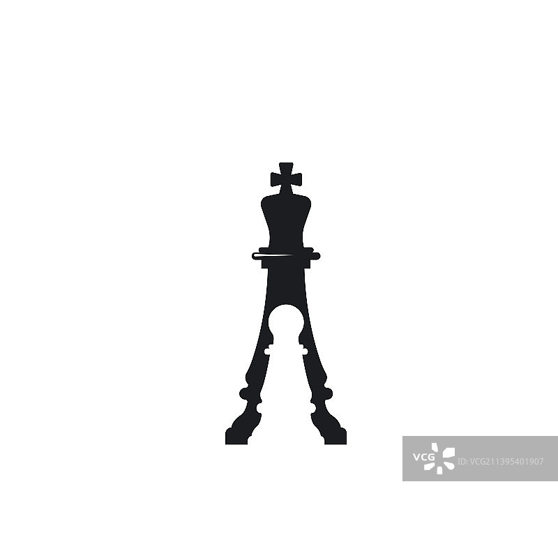 国际象棋国王兵图标设计图片素材