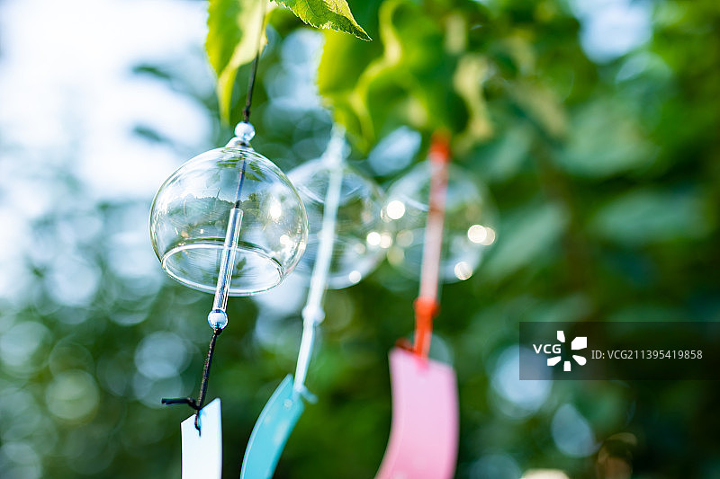 梦幻风铃特写图片素材