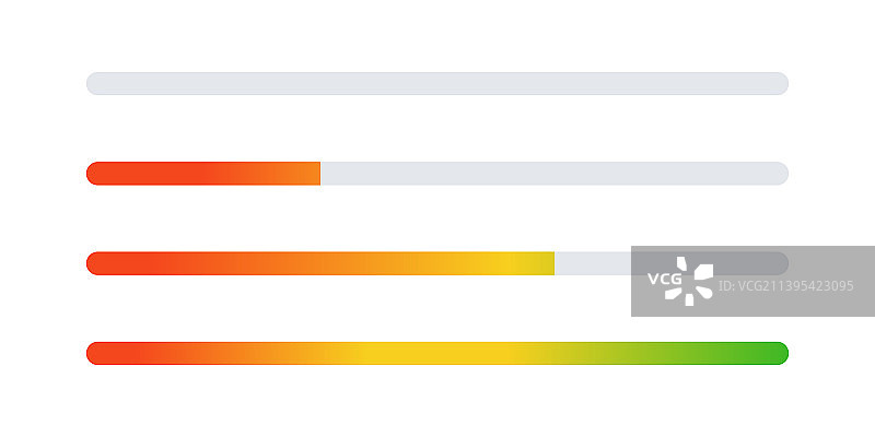 加载栏进度可视化Web应用图片素材