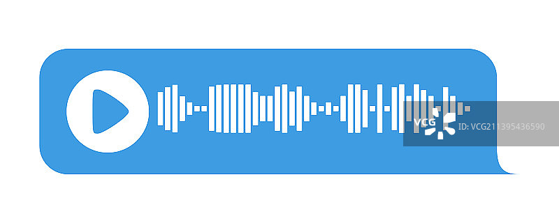 录音音频消息模板UI元素图片素材