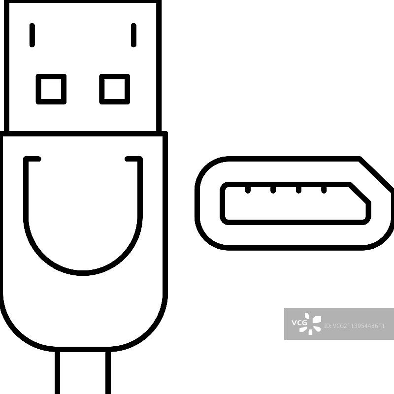 DP DisplayPort接口线图标图片素材