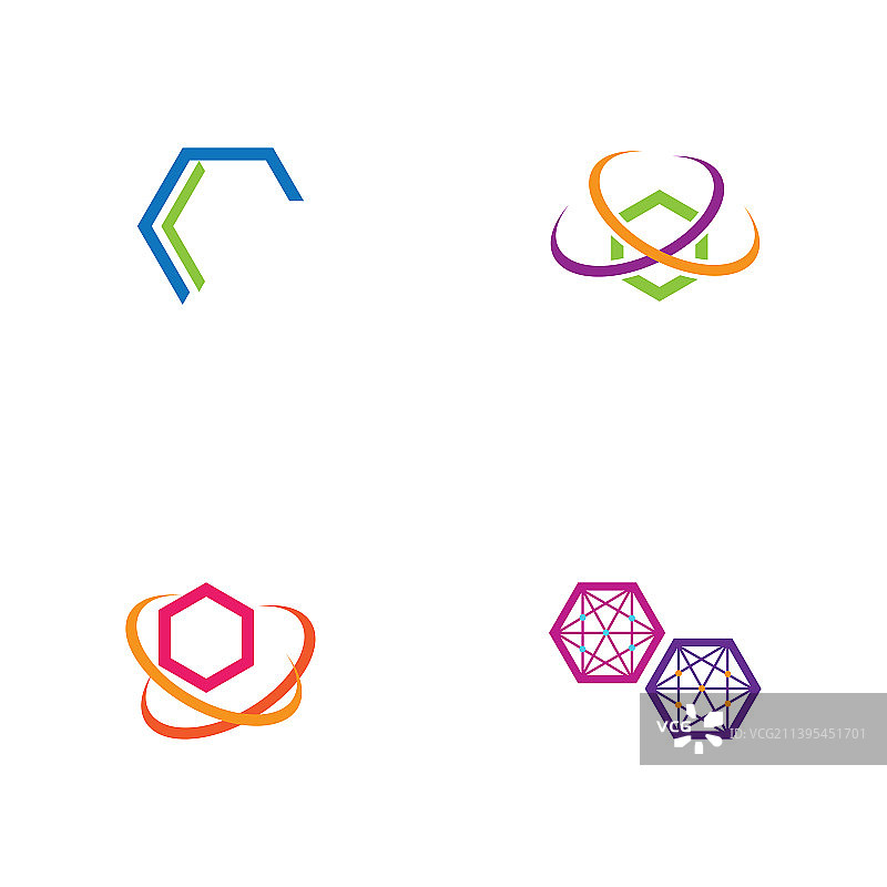 区块链技术图标数字现代标志图片素材