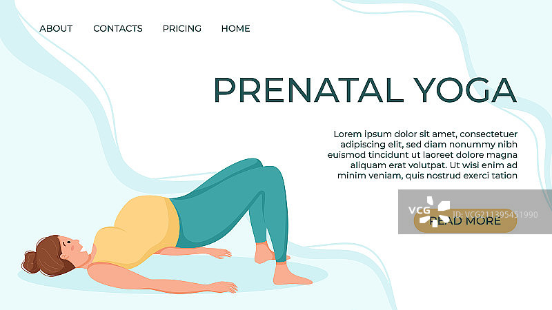 孕妇瑜伽馆banner模板图片素材