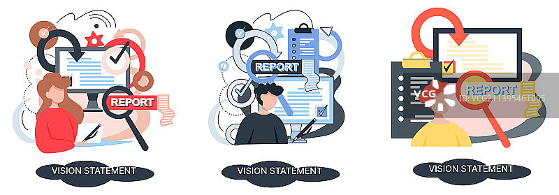 愿景声明主营业务描述图片素材