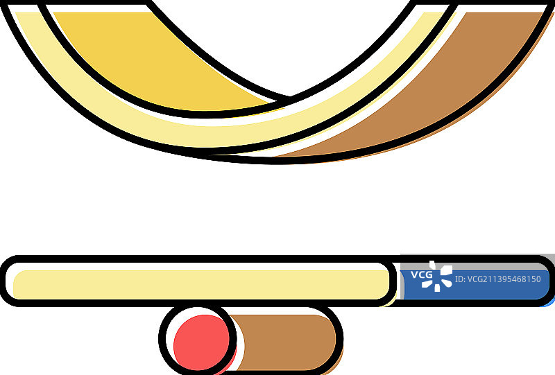 平衡板彩色图标图片素材