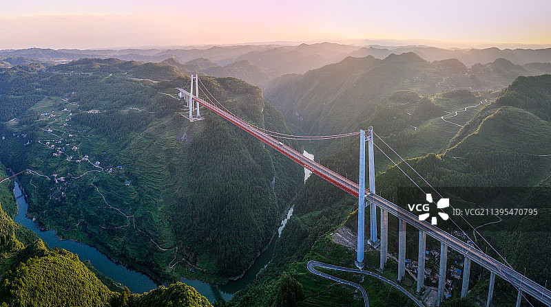 贵州清水河大桥图片素材