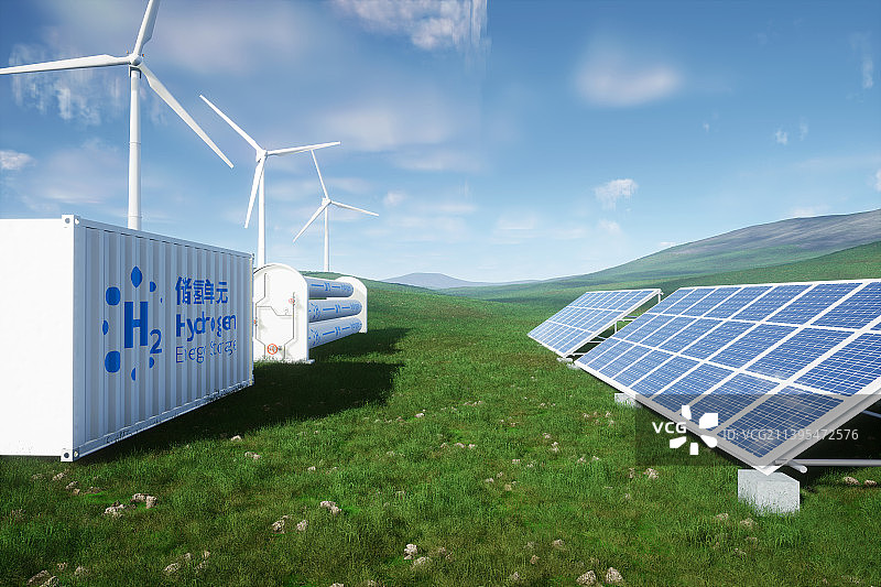 新能源，能源，绿色，碳中和，电力，储能，氢能图片素材